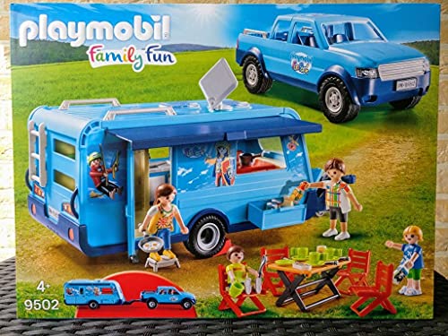 플레이모빌 9502 Fun Park Pickup Caravan