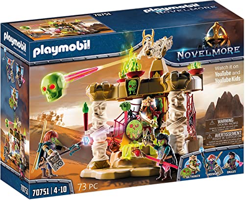 플레이모빌 Novelmore 70751 Sal ahari Sands - Temple Skeleton 아미 Light Effect