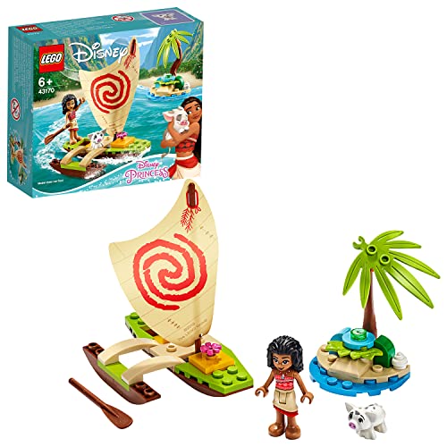 레고 43170 Vaianas Boat Disney 공주 Construction Set