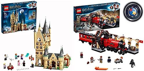 레고 75955 Harry Potter Hogwarts Express & 76388 Visit Hogsmeade 토이 from 8 Years 20th Anniversary 세트 Ron as Golden 미니 Figure Idea