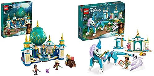 레고 43181 Disney 공주 Raya Heart 팰리스 Play 세트 Castle 토이 Namaari 미니 Doll Tuk Serlot Figures