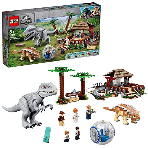 레고 75941 Jurassic World Indominus Rex vs. Ankylosaurus Gyrosphere Dinosaur Set