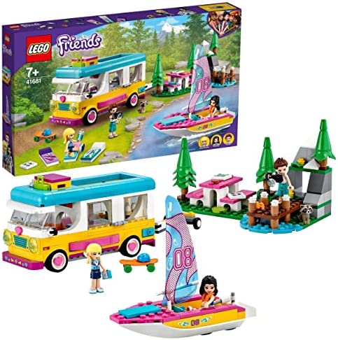 레고 41681 프렌즈 Motorhome Sailing Boat Trip Camping 토이