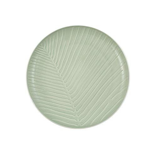 Villeroy & Boch - It s my Match미네랄 리프 접시 매일 쓸만한 아름다운 형태의 디너 프리미엄 자기 그린 화이트 식기세척기 대응