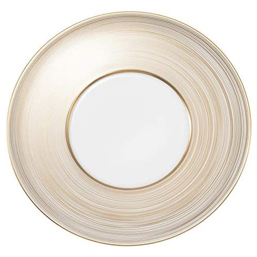 Narumi 52146-5666 Plate-- @ 1 -- 골드 Swirl Band 10.6인치 27cm Made Japan