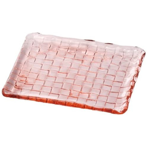 Aderia F-49706 Glass Plate-- @ 1 -- Smoke-- Maximum 9.4 x 0.7인치 24 1.7cm 스퀘어 Made Japan