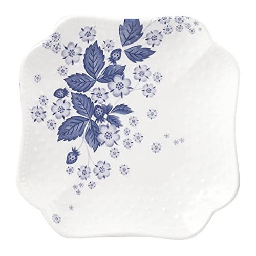 웨지우드 Strawberry Bloom Indigo Fish Dish Wedding 선물 4000818