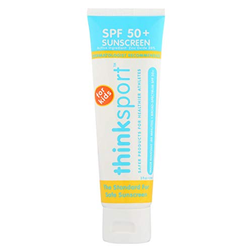 Thinksport Kids Safe Sunscreen SPF 50+, 3oz (Pack of 2)
