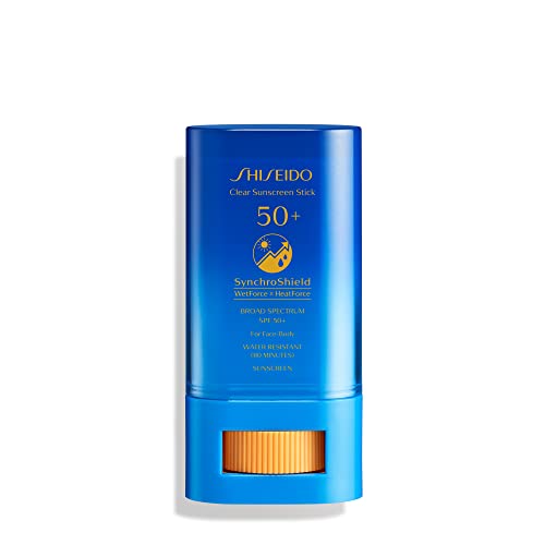 Shiseido Water-Resistant UV Protection Clear Sunscreen Stick, Broad Spectrum SPF 50+, 20G