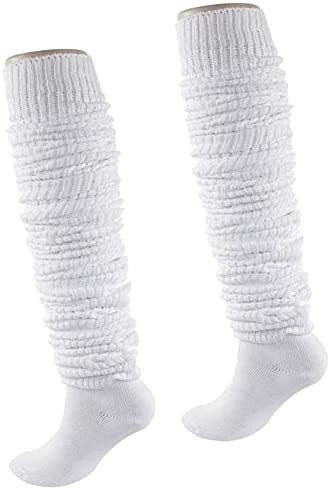 루즈 하이삭스 흰색 여성양말 교복 코스프레 사이즈 23-26cm