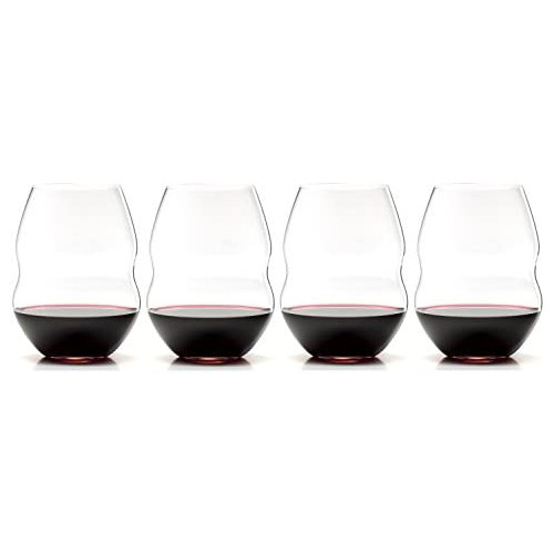 Riedel Swirl Stemless Red Wine Glass<!-- @ 6 @ --> Set of 4