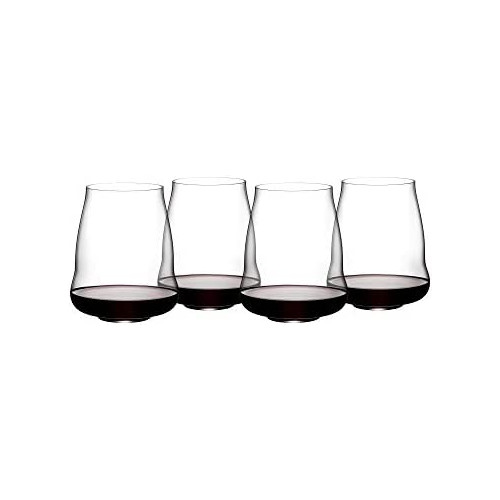 Riedel 스팀 레스 윙 《피노노노와루》 와인글라스 4 개세트 클리어