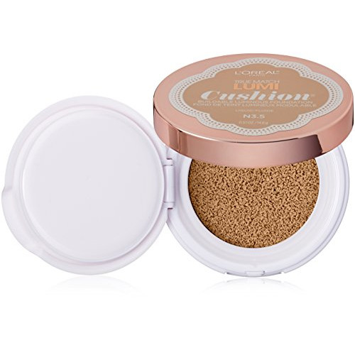 LOréal Paris True Match Lumi Cushion Foundation, N3.5 Classic Buff, 0.51 oz.