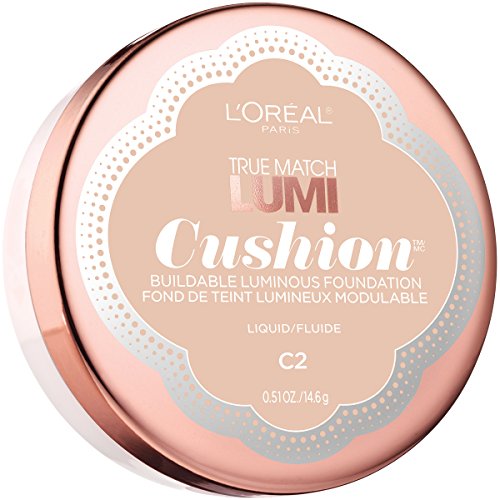 로레알 Paris True Match Lumi Cushion Foundation C2 Natural Ivory 0.51 oz.