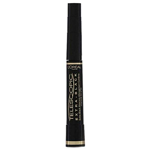 2 x LOreal Telescopic High Precision Mascara 8ml - Extra Black