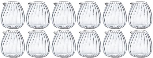 《아데리아》 유리 밀크 pitcher 15ml 두알 몰 12 개세트 F-37416