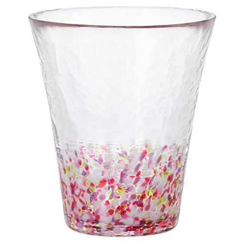 《아데리아》 텀블러 나루터 경# 있어 진흙 글래스 300ml 일본의 색 방식 # 있 흩날리는 벚꽃 화장품 상자입 일본제 F-79851