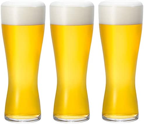 《아데리아》 맥주 글래스 클리어 415ml 얇 불 비어 글래스 L 14온스 굿 디자인상 수상품 식기 세척기 대응 일본제 B-6771