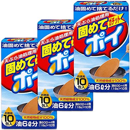 기름처리제 18gx10봉지 1포당 600ml 3개 세트
