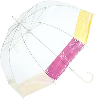 돔형 비닐우산 Wpc. 버드 케이지 샤이니 엄브렐러 60cm 장우산 여성 PT-031