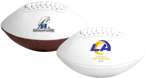 Official NFL | 2022 | Los Angeles Rams Commemorative Footballs | Super Bowl LVI Champions | NFC Champions | Multiple Options