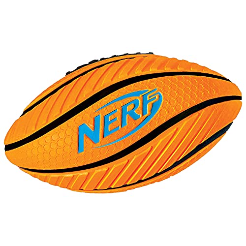 NERF Spiral Grip Foam Football - 8.5 Soft Foam Football - Spiral Design for Aerodynamic Control