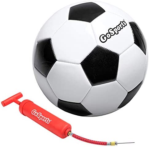 GoSports Classic Soccer Ball 6 Pack - Size 5 - with Premium Pump and Carrying Bag