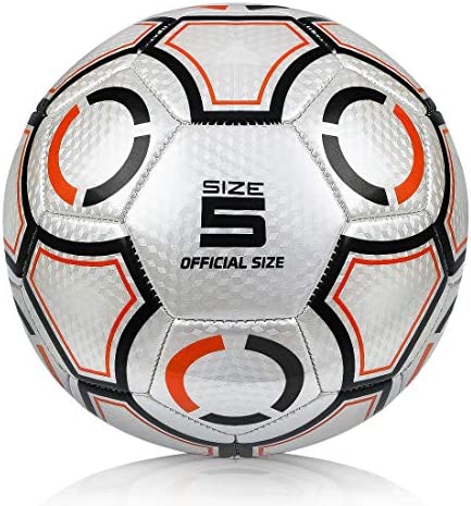 EVZOM Soccer Balls Sports Ball Lightweight Training Leisure Size3, Size 4 Size 5 for Kids Youth and Adult Soccer Balls Outdoor Toys Gifts