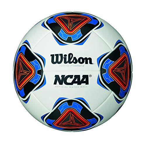 WILSON NCAA Forte Fybrid II Soccer 컵 게임 Ball - White/Blue