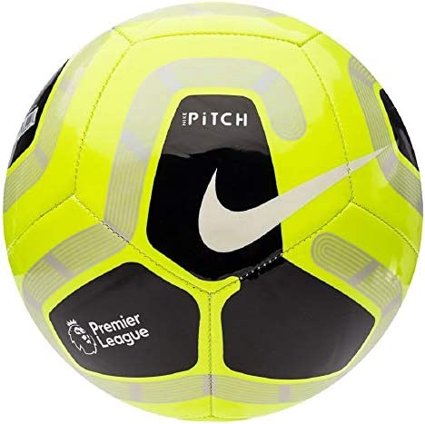 Nike PL NK PTCH-FA19 Unisex Adult Football (Hot Punch/Black/White/Metallic Silver), 4