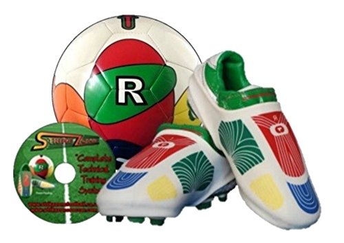 Patented Professional Soccer Training System, Great for Coaching and Training All Ages, Includes Soccer Ball and Shoe Sleeve and Free Soccer Training Video.
