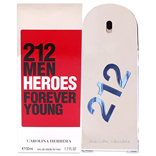 캐롤리나 헤레라 212 Heroes Forever Young 남자 오드뚜왈렛 스프레이 1.7 oz 향수