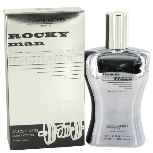 Rocky Man Irridium Cologne by Jeanne Arthes, 3.4 oz Eau De Toilette Spray for Men