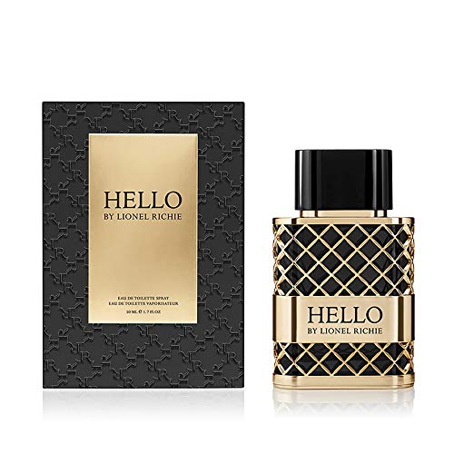 HELLO by Lionel Richie Eau de Toilette | Spray Fragrance for Men | Notes of Grapefruit, Lavender, Violet Leaves, Vetiver | 1.7 oz/50 mL