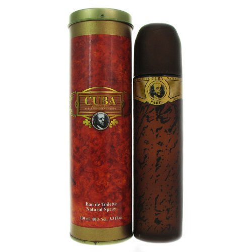 Cuba 골드 남자 오드뚜왈렛 스프레이 3.3 Ounces 향수