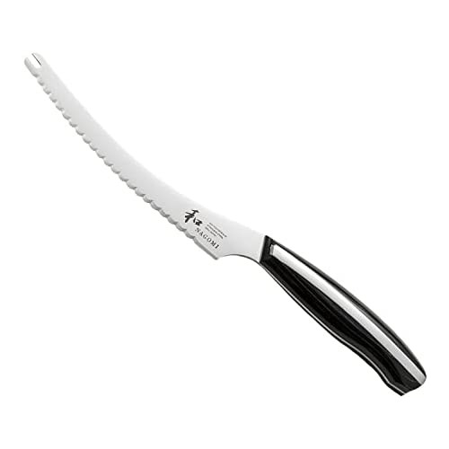 치즈 나이프화 NAGOMI치즈용 딱딱한 치즈부터 부드러운 치즈까지 깨끗하게 컷 칼날 길이130mm 440C 숲부덴강 HRC경도: 59 1873년창업 삼성 소형 나이프