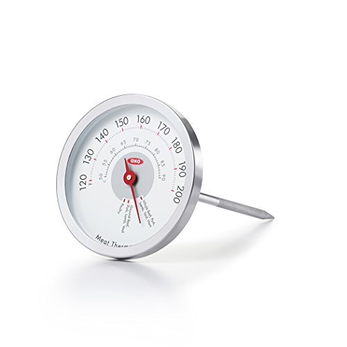 OXO Good Grips Chefs Precision Analog Leave-In Meat Thermometer,Silver,1 EA