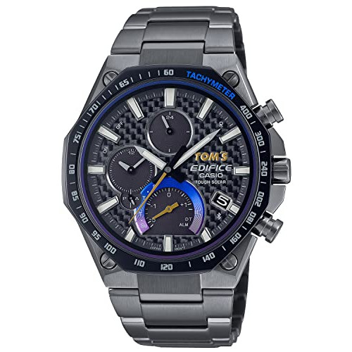 카시오 손목시계 EDIFICE TOM’S타이 업 모델 스마트폰 링크 web한정 EQB-1100TMS-1AJR 남성 실버