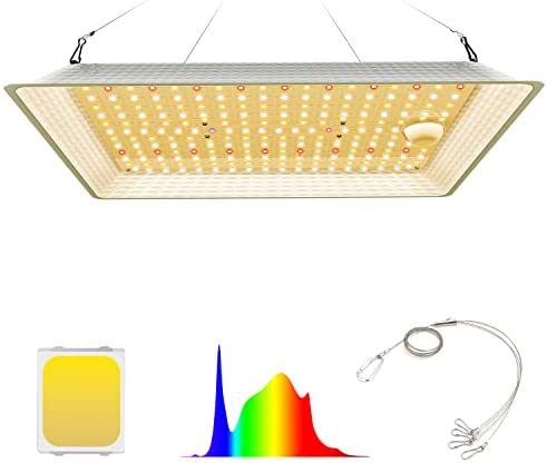 LED Grow Lights-GVG LED 600W Grow Light Full Spectrum LED Grow Light for Indoor Plants-UV Grow Lamp with High-Performance Samsung Diodes for 2x2ft Coverage Hydroponic Seeding Veg and Bloom Greenhouse