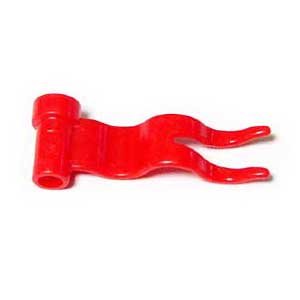 LEGO 블록 정품 부품 <플래그> Red 플래그 1x4 (웨이브)