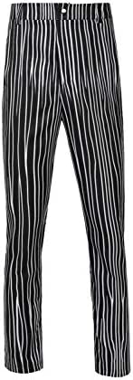 Mens Jack Costume Outfit Halloween Christmas Suit Stripe Uniform