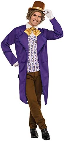 Rubies Mens Willy Wonka and the Chocolate Factory Deluxe Willy Wonka Costume