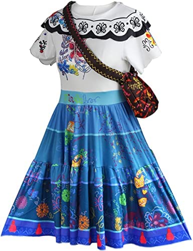 Bleoavre Mirabel Dress for women Mirabel Costume Anime Halloween Cosplay Outfit