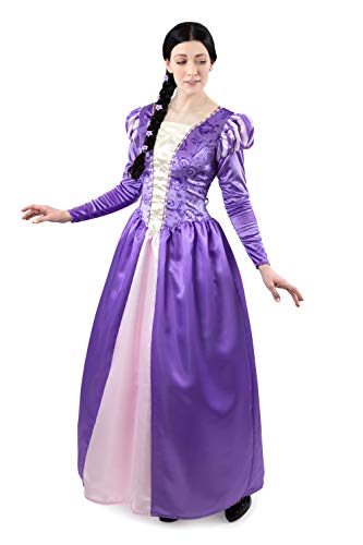 Little Adventures Enchanted Rapunzel Dress-Up Costume for Adult Women