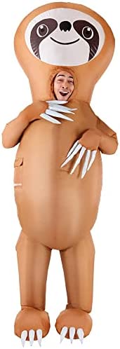 Morph Costumes Inflatable Halloween Costumes Sloth Costume Adult Giant Blow Up Unisex Outfit