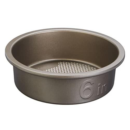 Good Cook Nonstick Textured Bakeware 6 inch Champagne Pewter