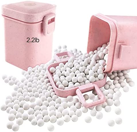 Ceramic 베이킹 Beads Pie Weights Reusable 10mm Natural 세라믹 Stoneware Wheat Straw Container 35 Oz Total 2.2Lb1000g Pink