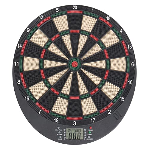 Arachnid 경량 전자 다트보드 LCD Scoring Displays Heckler Feature 8-Player 21 게임 65 Variations 매트 18.5L x 17.5W 6.75D in.