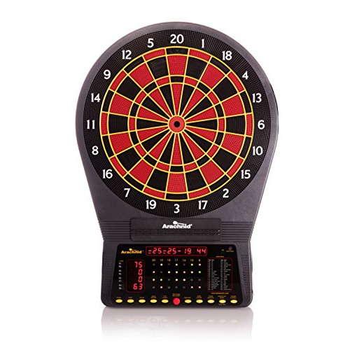 Arachnid Cricket Pro 750 Electronic Dartboard Features 36 Games with 175 Variations for up to 8 Players,Black