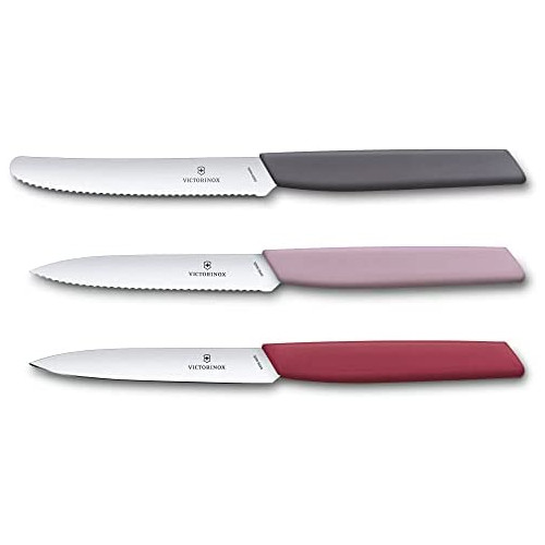 VICTORINOX 빅토리녹스 페티나이프 파 링 나이프 세트 3P 어반 스위스 모던 토마토 베지타불 한정품